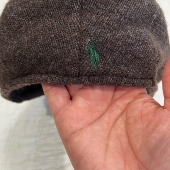 Polo Ralph Lauren Brown Wool Newsboy Cap‎ Sz. S/M - Picture 3 of 5